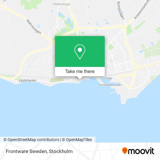 Frontware Sweden map