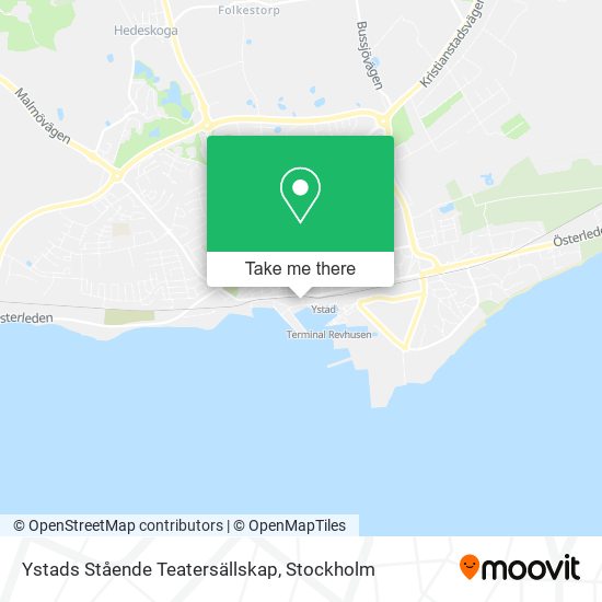 Ystads Stående Teatersällskap map