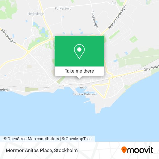 Mormor Anitas Place map