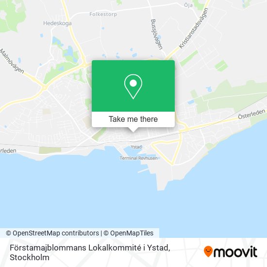 Förstamajblommans Lokalkommité i Ystad map