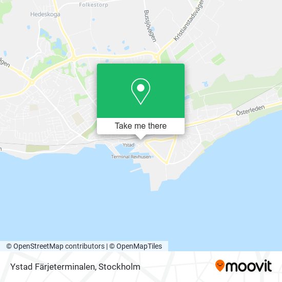 Ystad Färjeterminalen map