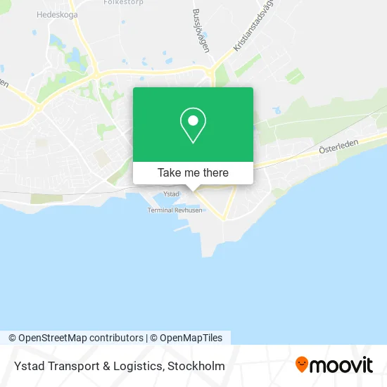 Ystad Transport & Logistics map
