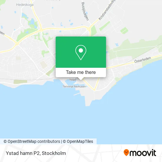Ystad hamn P2 map