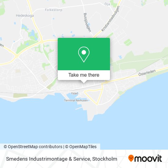 Smedens Industrimontage & Service map