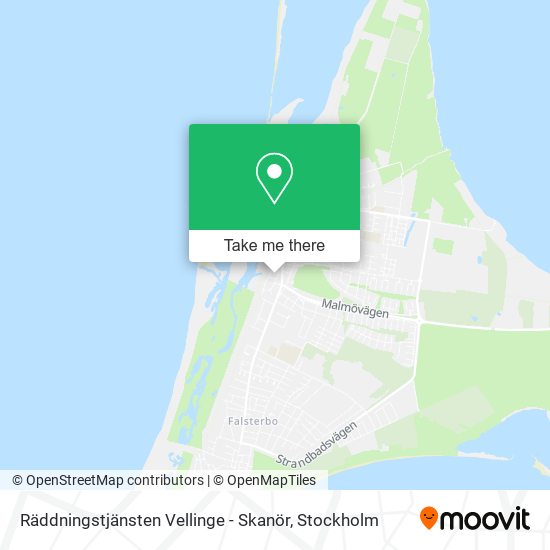 Räddningstjänsten Vellinge - Skanör map