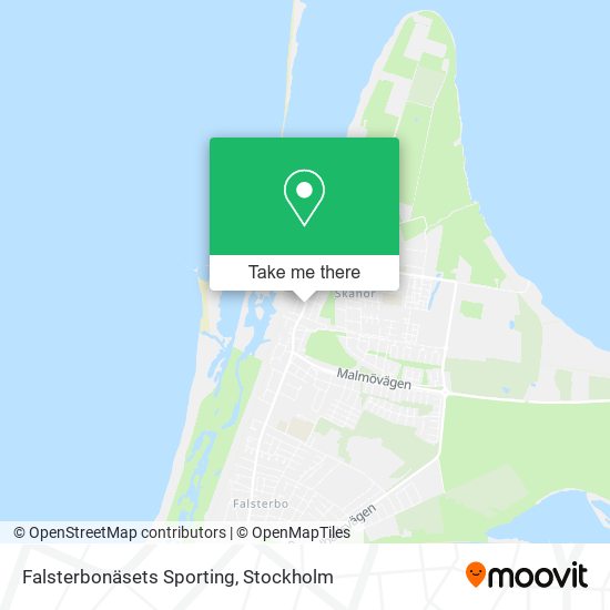 Falsterbonäsets Sporting map