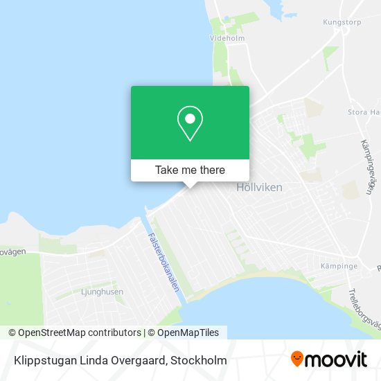 Klippstugan Linda Overgaard map