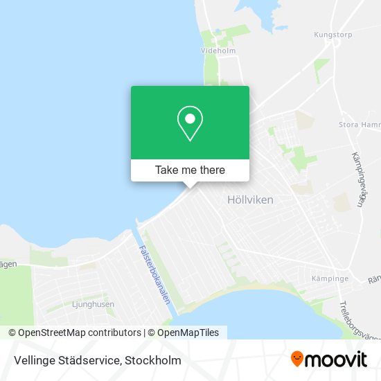 Vellinge Städservice map