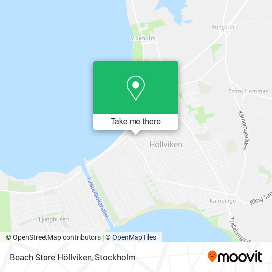 Beach Store Höllviken map