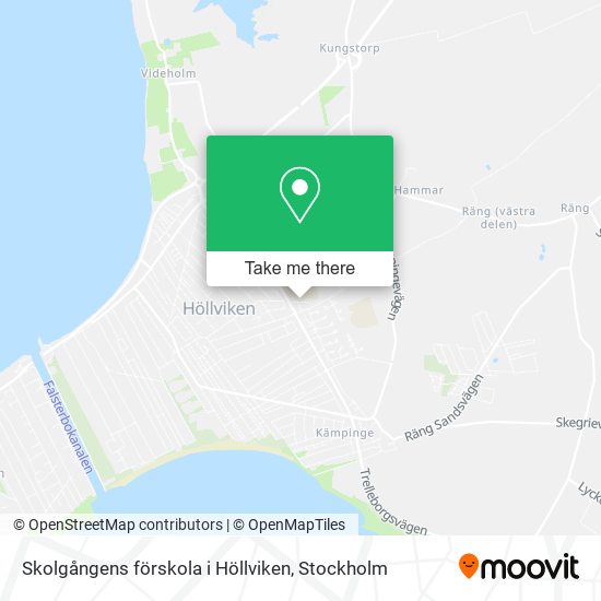 Skolgångens förskola i Höllviken map