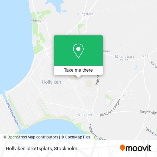 Höllviken idrottsplats map