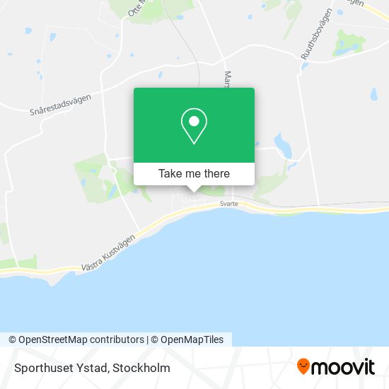 Sporthuset Ystad map