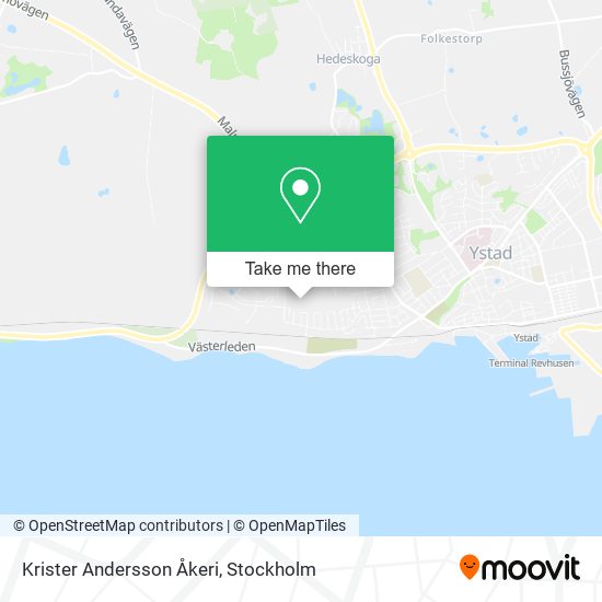 Krister Andersson Åkeri map