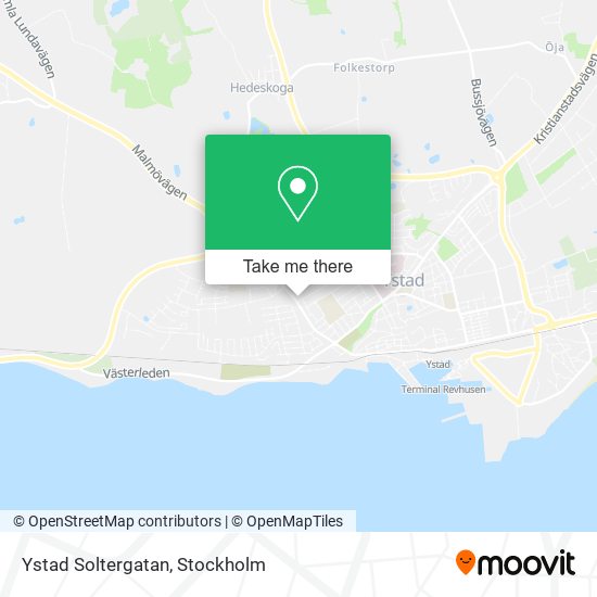 Ystad Soltergatan map