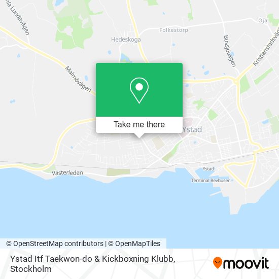 Ystad Itf Taekwon-do & Kickboxning Klubb map