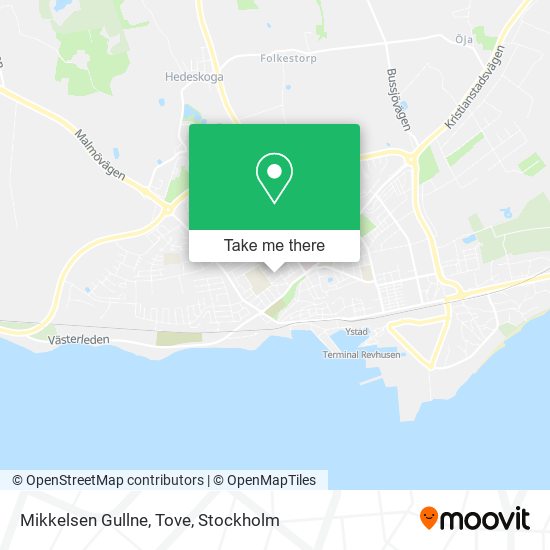 Mikkelsen Gullne, Tove map