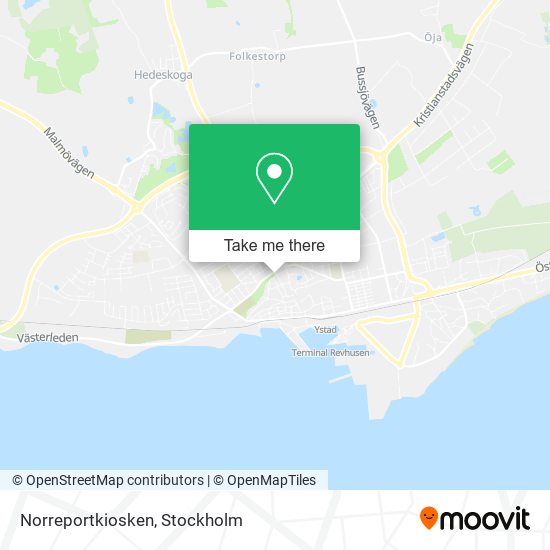 Norreportkiosken map