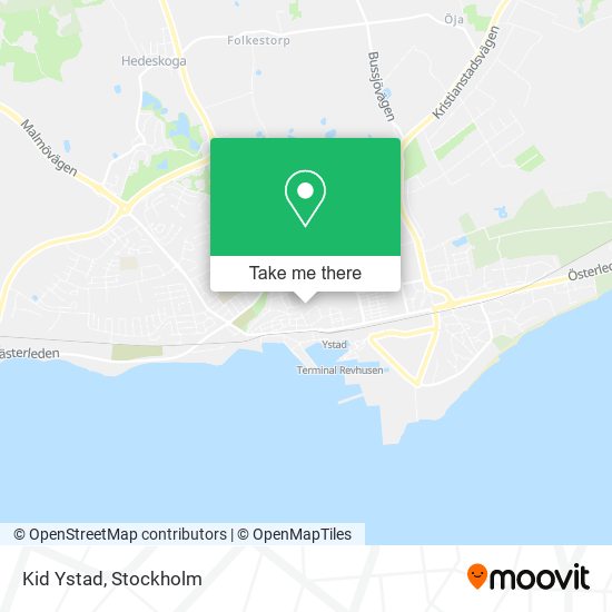 Kid Ystad map