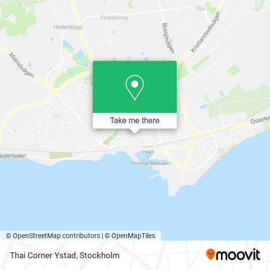 Thai Corner Ystad map