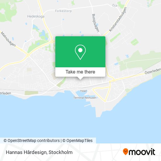 Hannas Hårdesign map