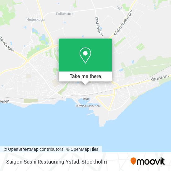 Saigon Sushi Restaurang Ystad map
