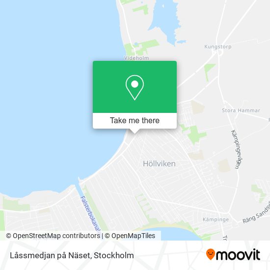 Låssmedjan på Näset map