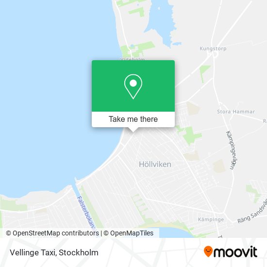 Vellinge Taxi map