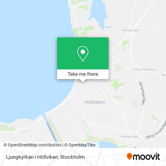 Ljungkyrkan i Höllviken map