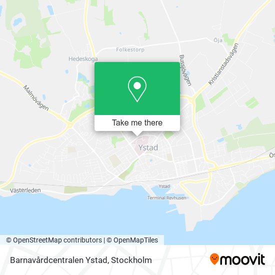 Barnavårdcentralen Ystad map