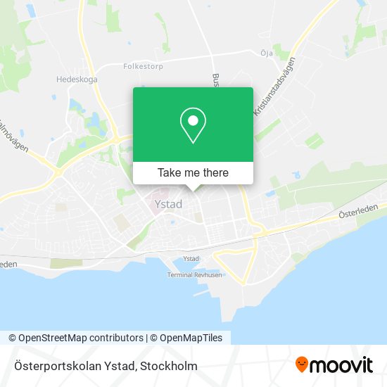 Österportskolan Ystad map