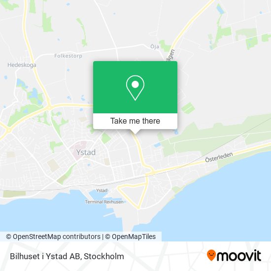 Bilhuset i Ystad AB map