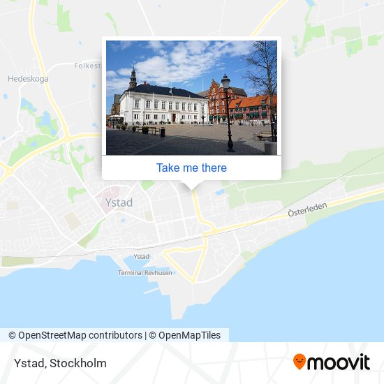 Ystad map