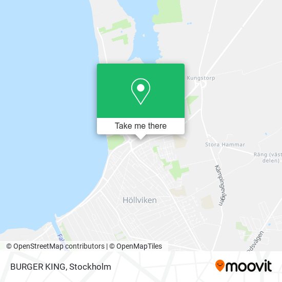 BURGER KING map