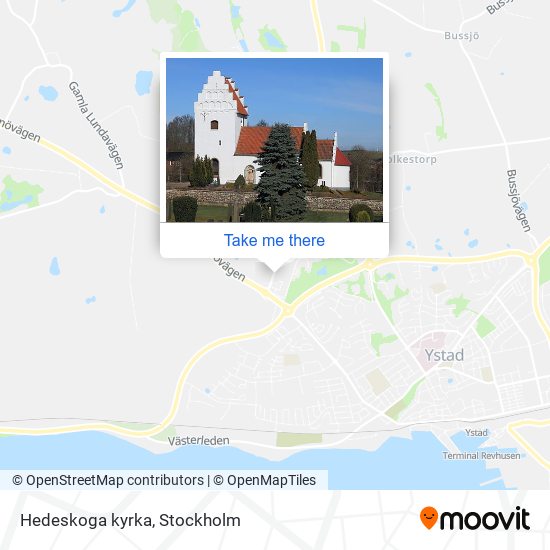 Hedeskoga kyrka map