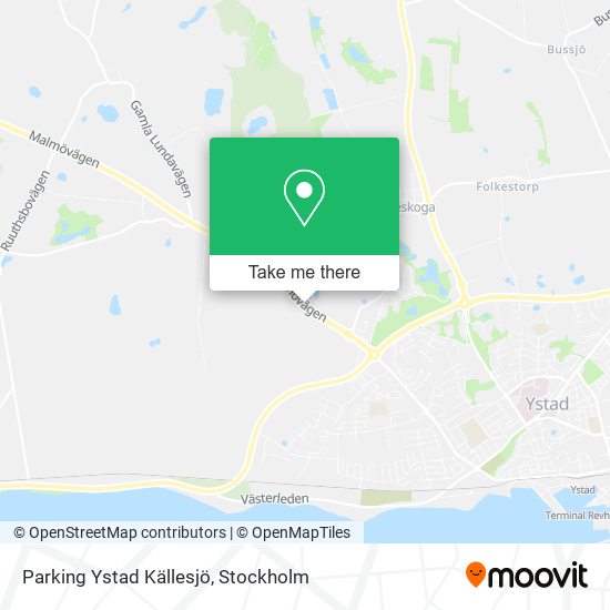 Parking Ystad Källesjö map