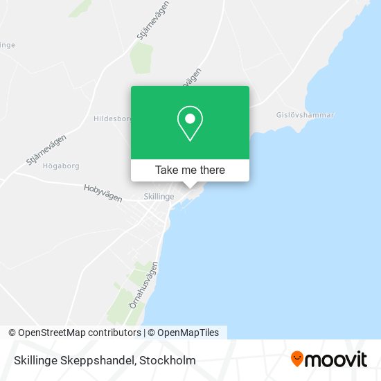 Skillinge Skeppshandel map