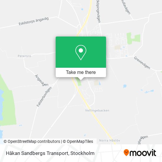 Håkan Sandbergs Transport map