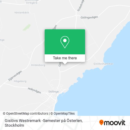 Gislövs Westremark -Semester på Österlen map