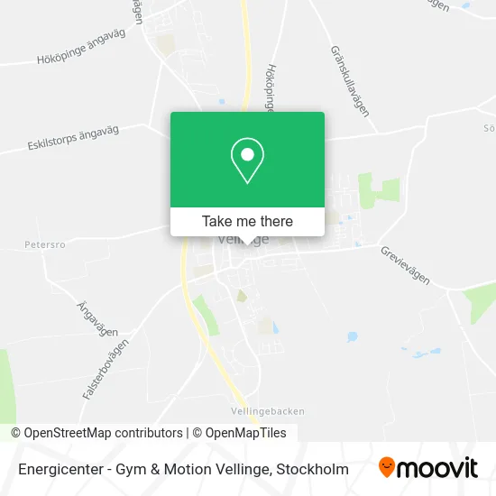 Energicenter - Gym & Motion Vellinge map