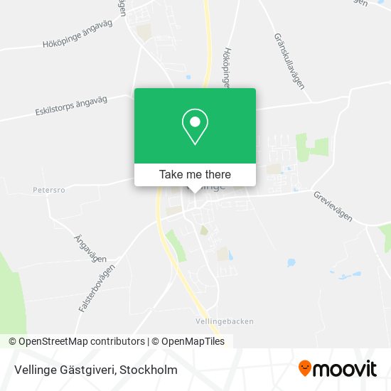 Vellinge Gästgiveri map