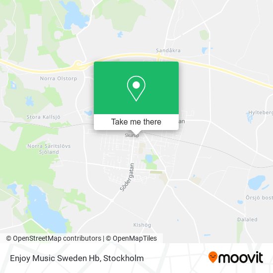 Enjoy Music Sweden Hb map