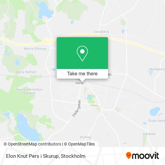 Elon Knut Pers i Skurup map