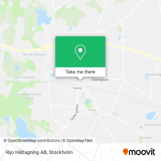 Rijo Håltagning AB map