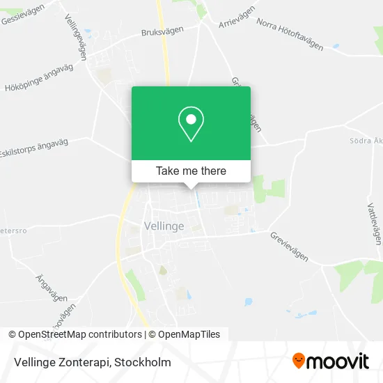 Vellinge Zonterapi map