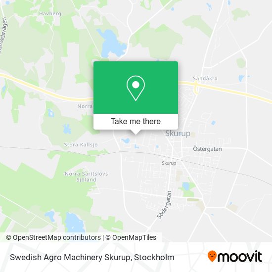 Swedish Agro Machinery Skurup map