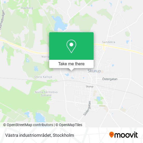 Västra industriområdet map