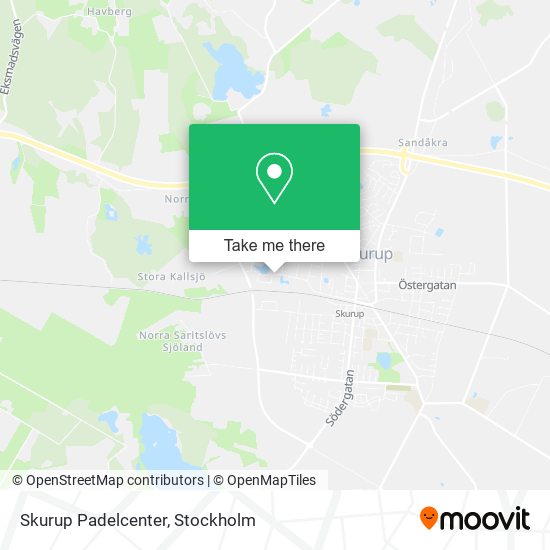 Skurup Padelcenter map
