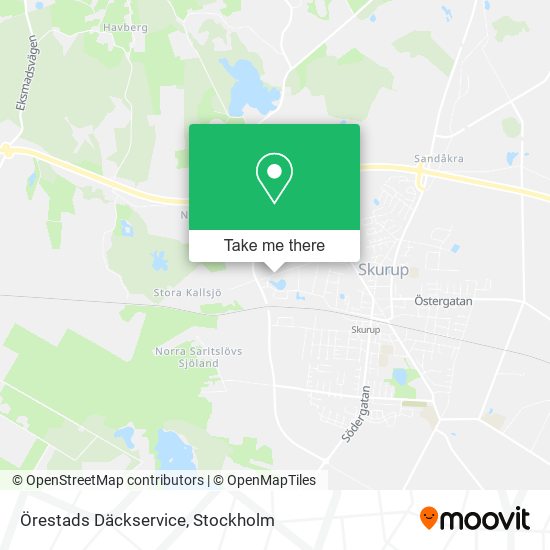 Örestads Däckservice map