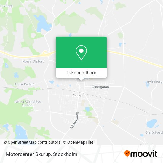 Motorcenter Skurup map