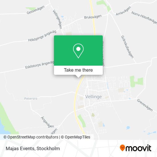 Majas Events map